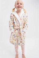 Blush Peach Madame Butterfly Robe